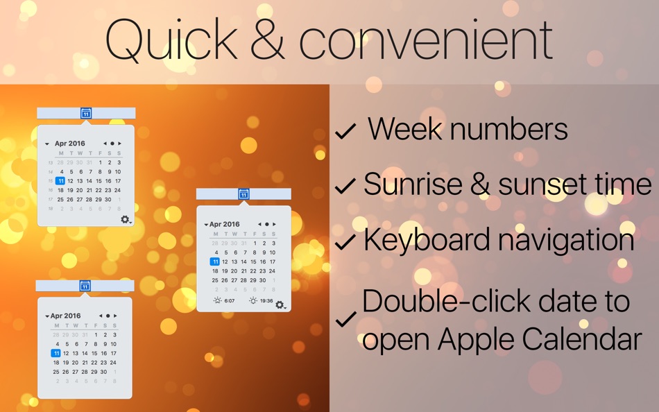 #5. Mini Calendar (macOS) 由: AntLogic