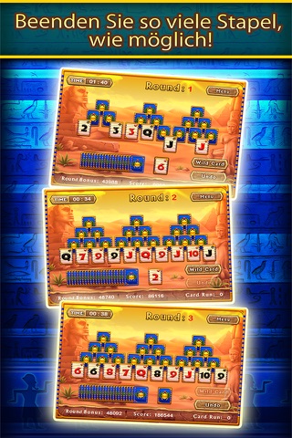 Egyptian Pyramid Solitaire - Tournament Edition screenshot 4