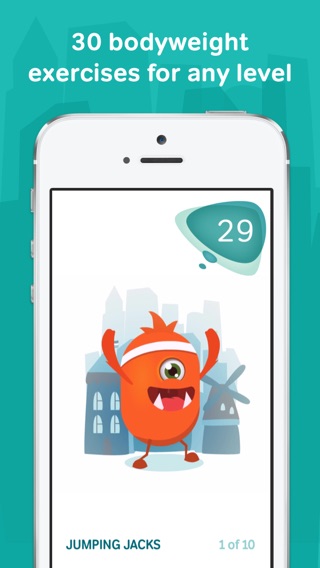 7 minute workouts with lazy monster PRO: daily fitness for kids and womenのおすすめ画像2