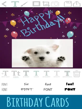 Imágen 4 Crear tarjetas feliz cumpleaños - editar y diseñar iphone