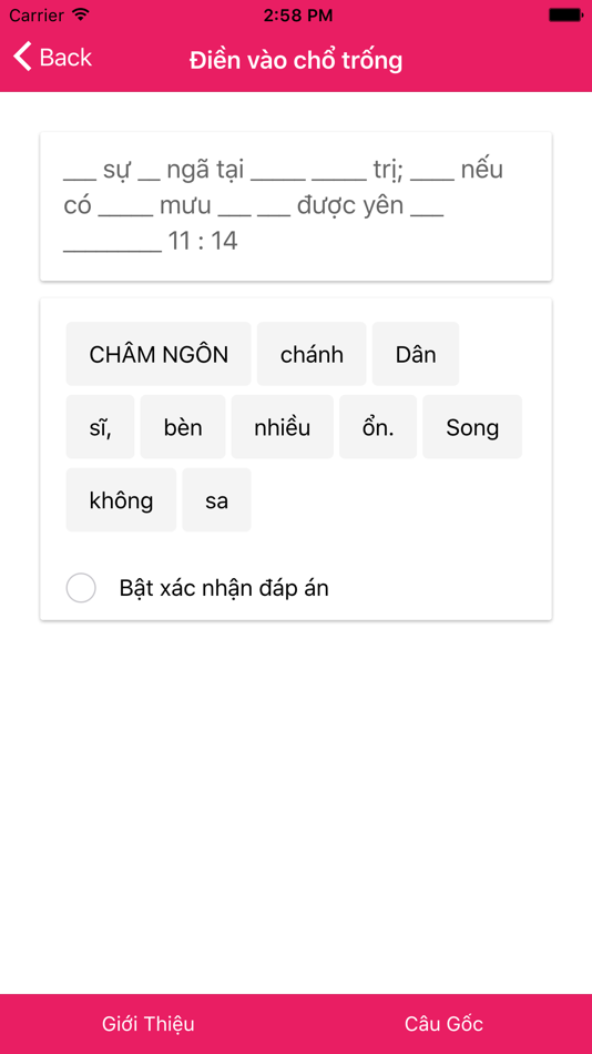 #5. Học Câu Gốc (iOS) 由: Le Huu Nghia