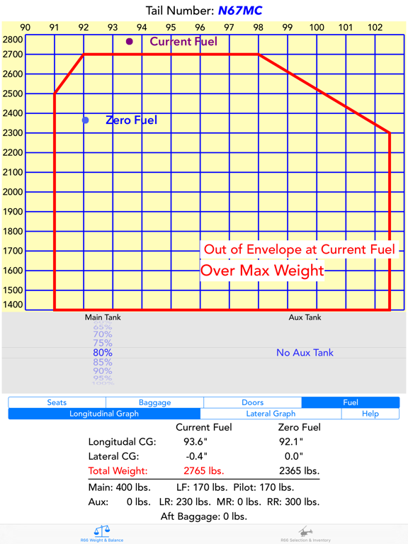 Screenshot #5 pour R66 Weight & Balance