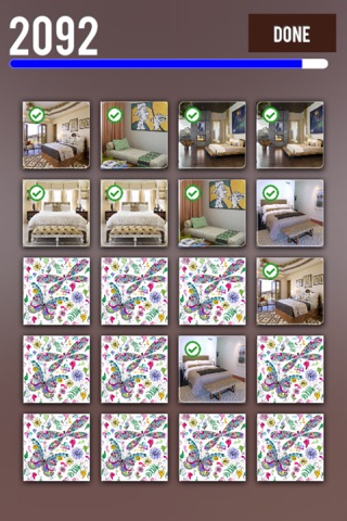 Bedrooms Match Game screenshot 3