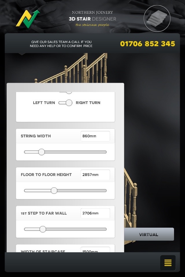 Northern Joinery Staircase Designer screenshot 2