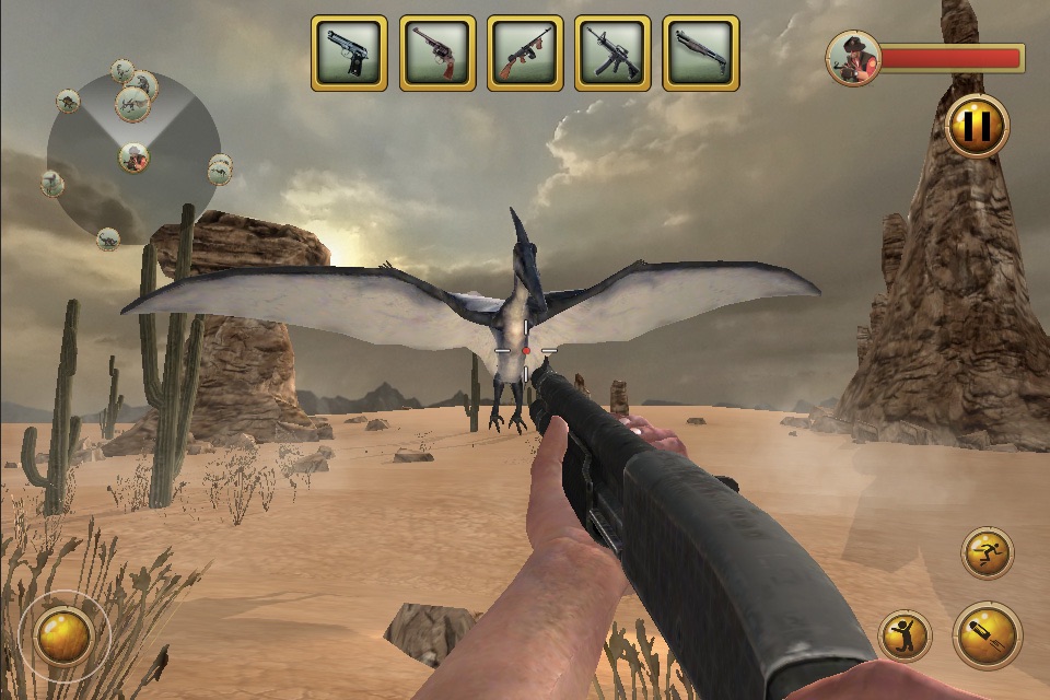 Jurassic Dinosaur Hunter Simulator 2016 : Desert Challenge screenshot 2