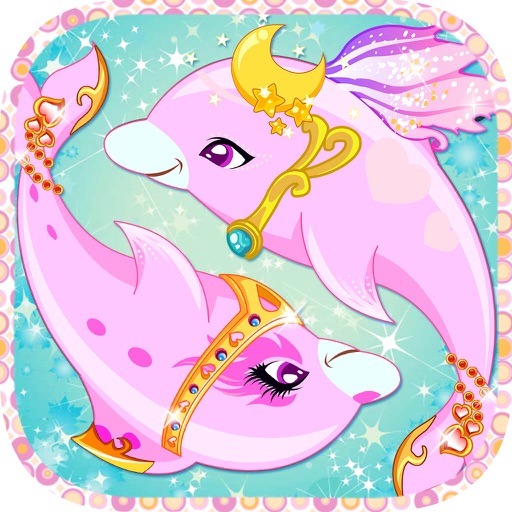 Beautiful Little Dolphin - Girls Dress up Fashion Salon Games icon
