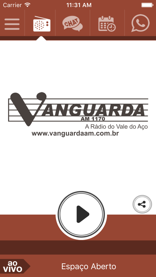 Screenshot #1 pour Rádio Vanguarda Ipatinga