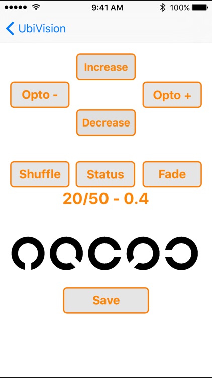 UbiVision Eyechart