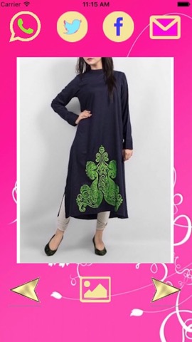 Asian Girls Fabulous Dress Designs-Indian Pakistan Fashion Designer Dresses For Teens and Womens HDのおすすめ画像2