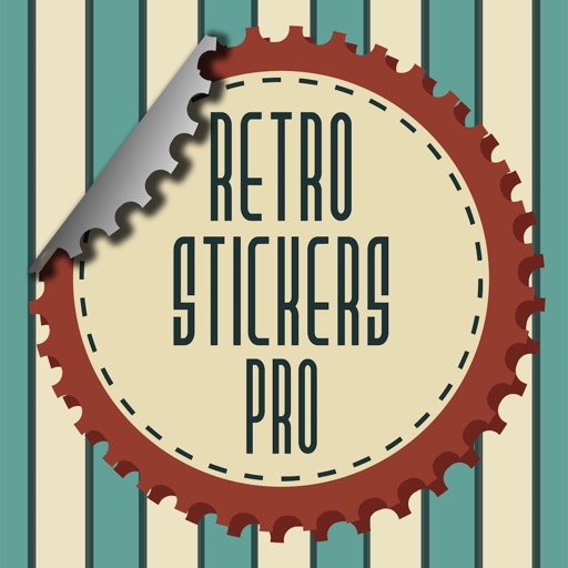 Retro - vintage stickers and labels for photos