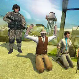 Hostage Rescue Commando Ops : Shootout kidnappers to free the hostages held app icon