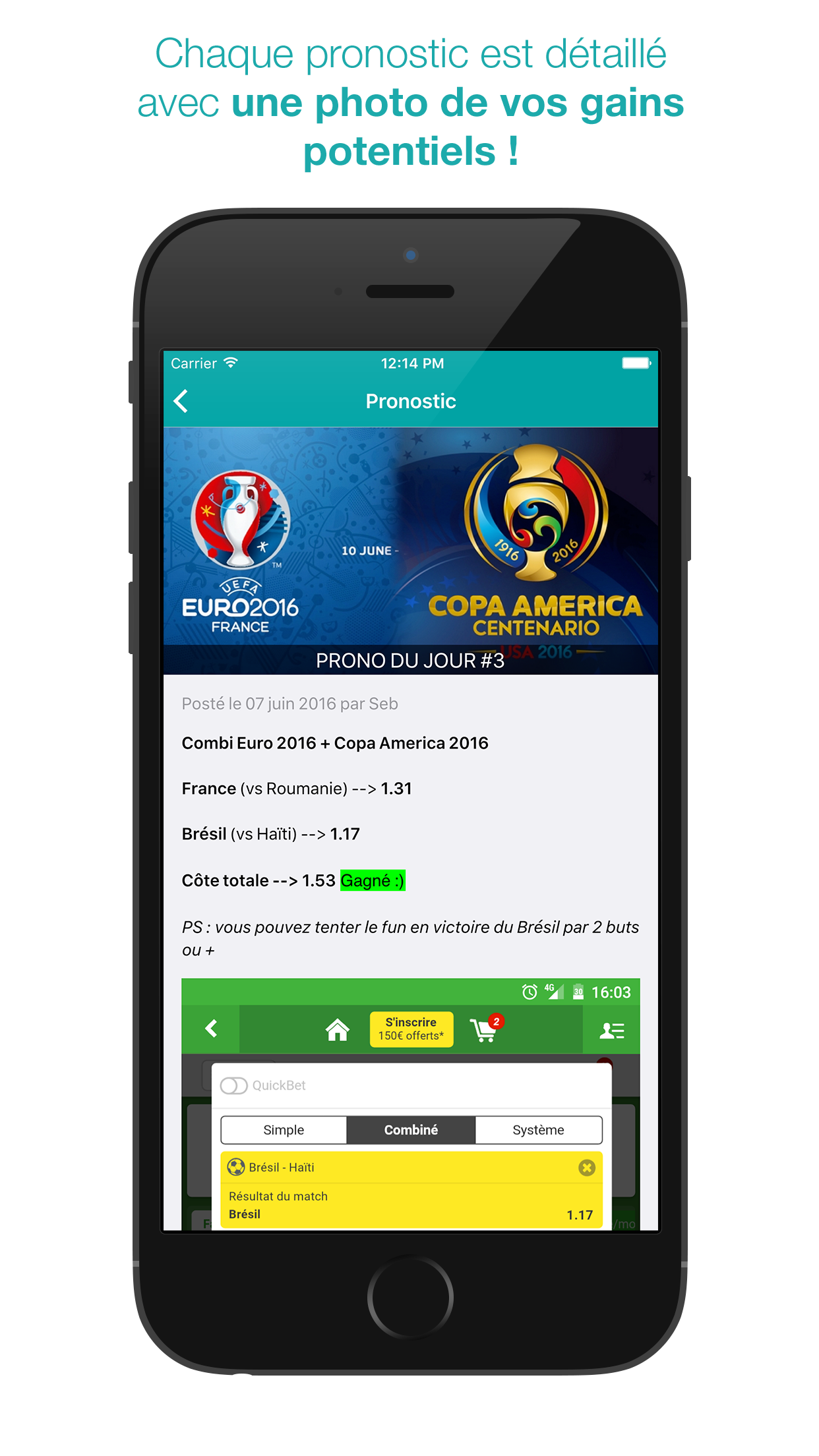 Prono Chance screenshot 2