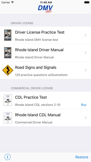 Rhode Island DMV Test Prep