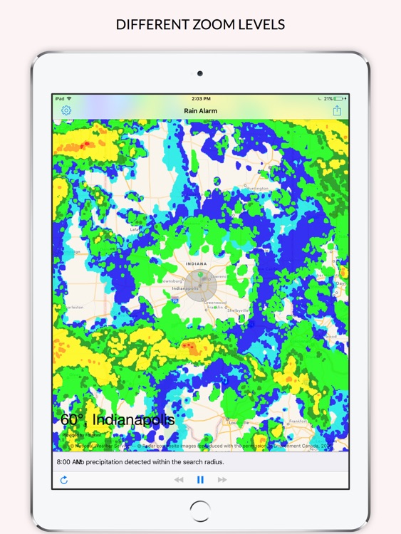 Rain Alarm XL - Rain Alerts and Live Doppler Radar Images