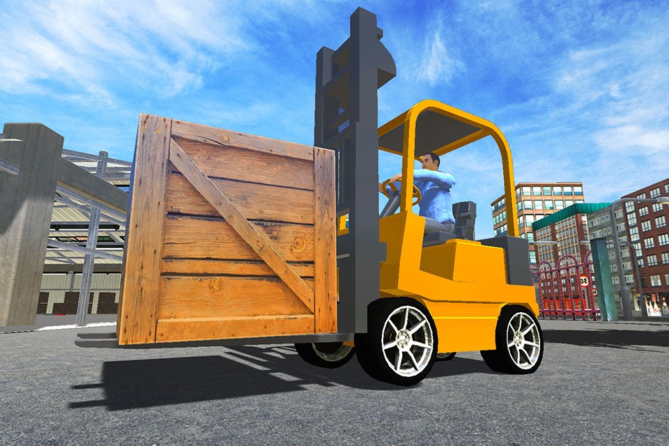 Extreme Forklifter driving 3D simulator screenshot 3