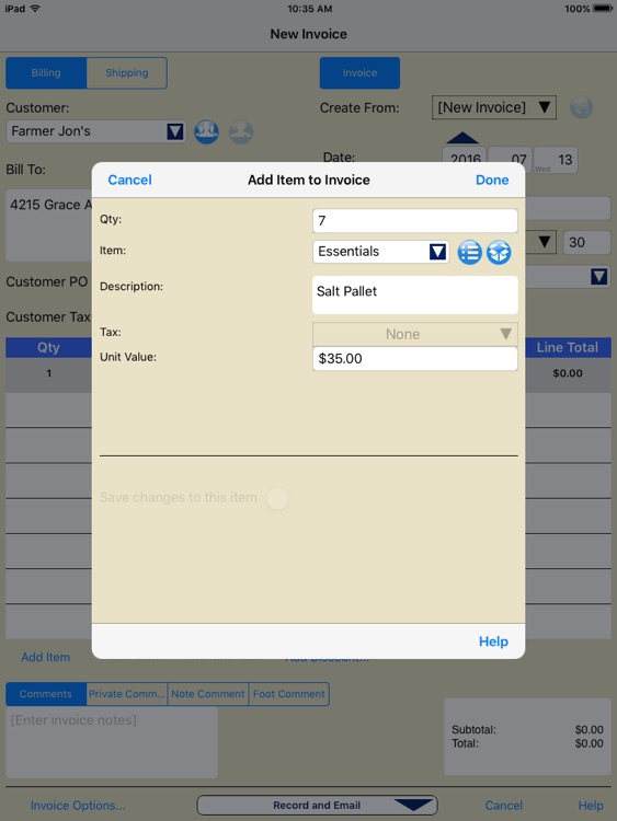 Express Invoice Professional screenshot-3