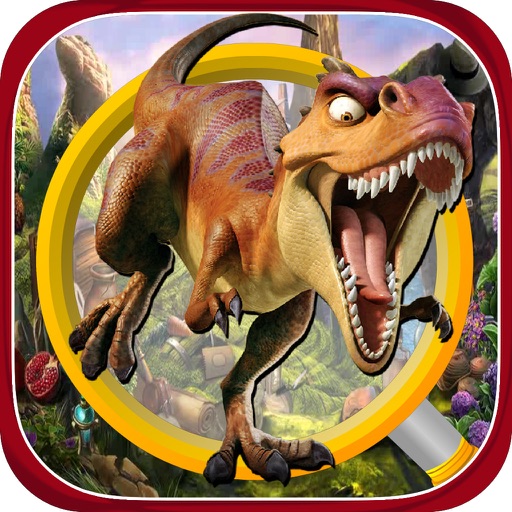 Hidden Objects Dinosaur Land iOS App