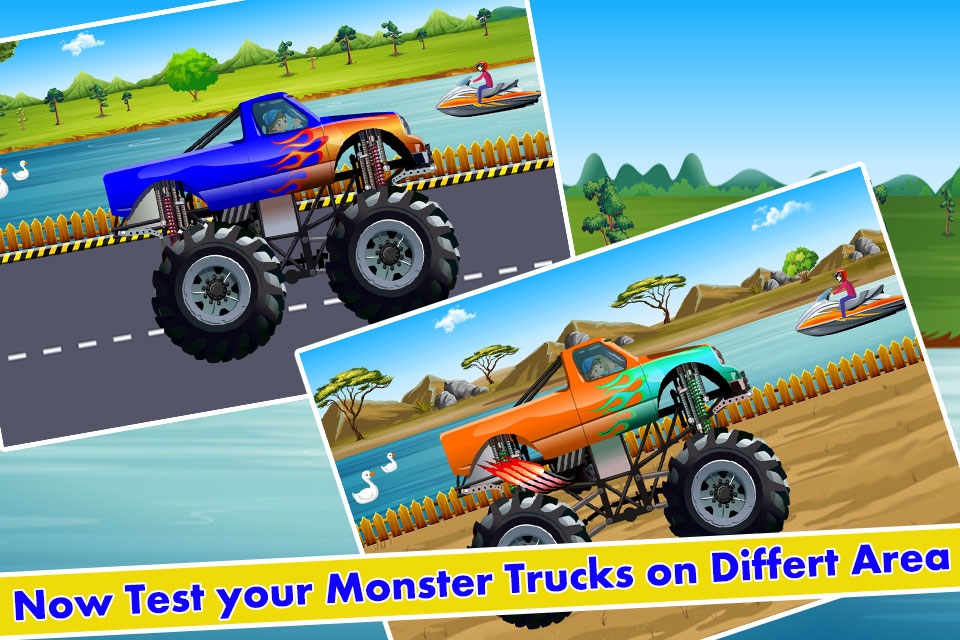 Monster Truck Mechanic Repair Factory Game screenshot 2