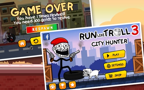 Run like Troll - Stickman fighter screenshot 3