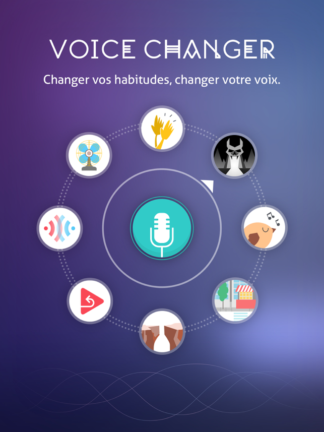 ‎Voice Changer App - Enregistreur et Effets Sonores Capture d'écran