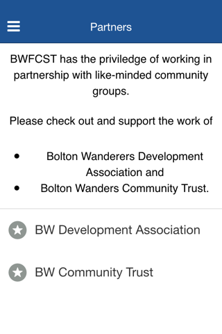 BWFC Supporters Trust screenshot 3