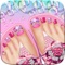 Foot Nail Art Beauty Salon Game Cute Designs And Manicure Ideas for Girls