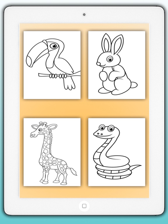 Download Color Wild Animals Coloring Book For Kids 3 8 Years Old App Price Drops