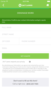 24/7 Landscaping App - Find top landscapers in your area screenshot 2