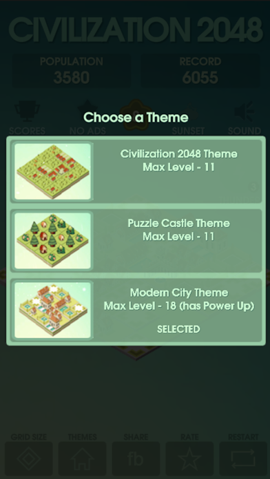 Screenshot #3 pour Rebuild Civilization 2048