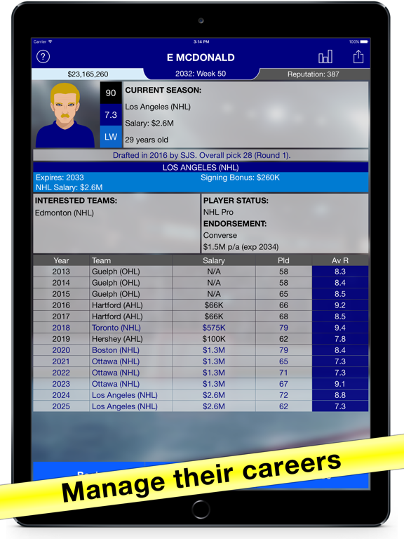 Hockey Agent: Team Manager simのおすすめ画像2