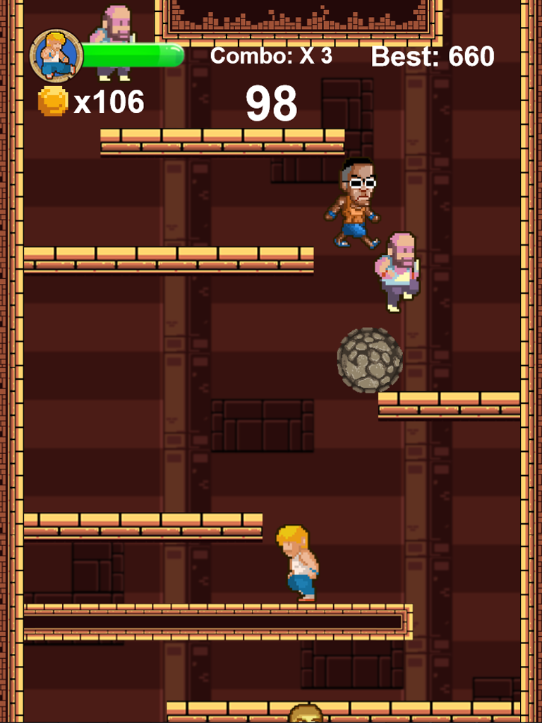 Dungeon Fighter - 8 Bit Endless Kung Fu Fighting Game