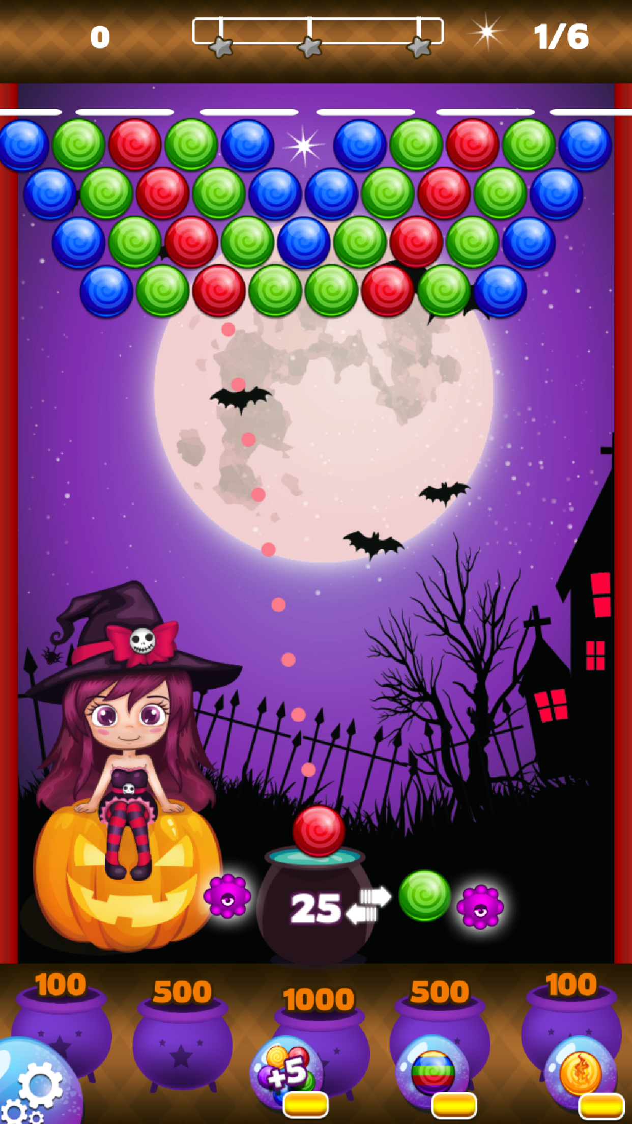 Bubble Candy Shooter Halloween