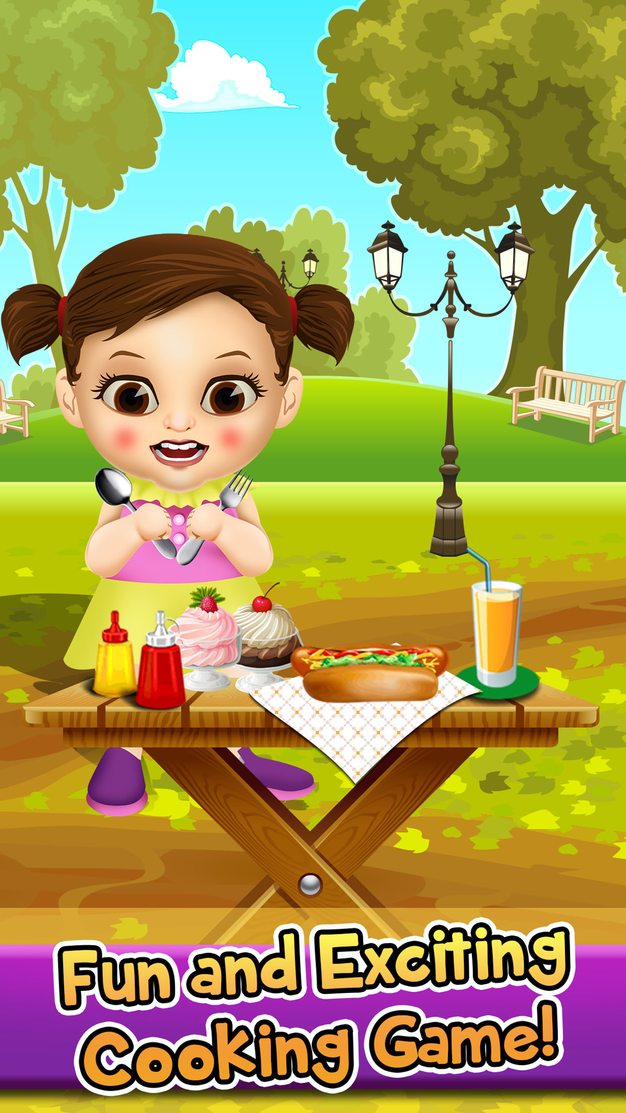 School Food Maker Salon - Lunch Cooking & Cake Ice Cream Making Kids Games for Girls Boys