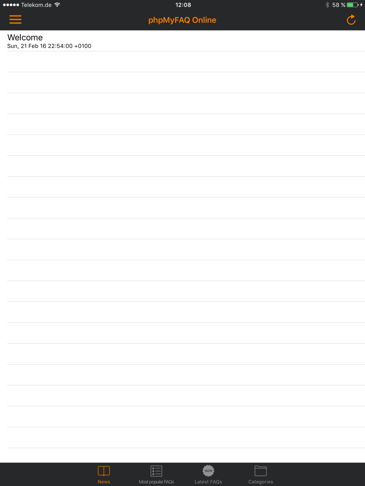 phpMyFAQ screenshot 6