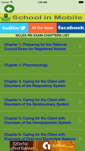 Test de préparation à l'examen NCLEX-RN dans l'App Store Captures d'écran