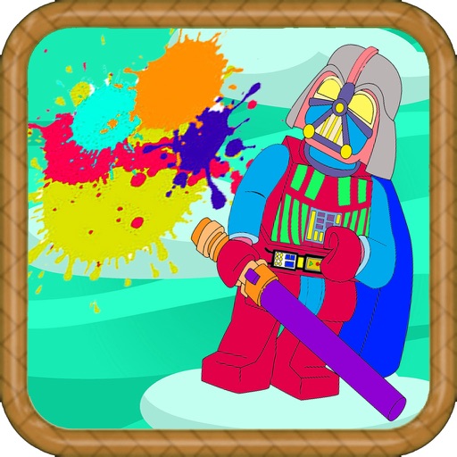 Coloring Book For Girls App Darth Edition icon