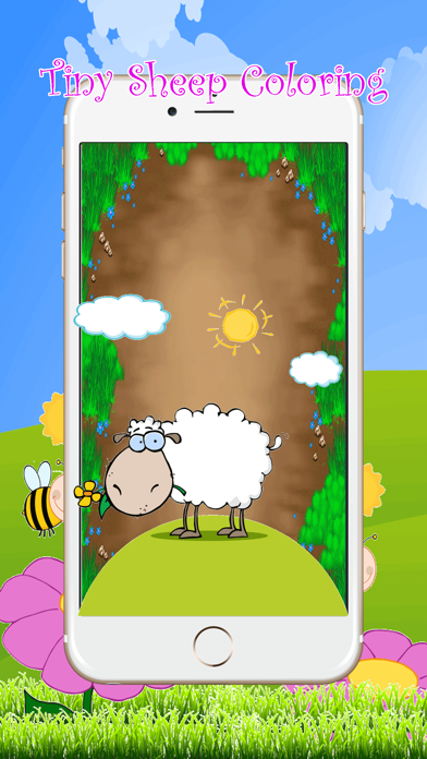 Screenshot #3 pour Sheep Farm Minuscule Coloring Book : Couleur Vos pages et Peindre les animaux de la ferme et Dessin Jeux de peinture pour les enfants