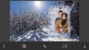 Snowfall Photo Frames - Creative Frames for your photo screenshot #2 for iPhone