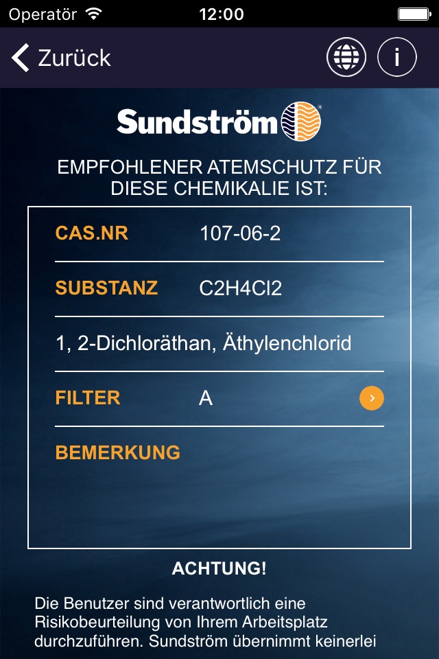 Sundström Safety Filter Guide screenshot 4