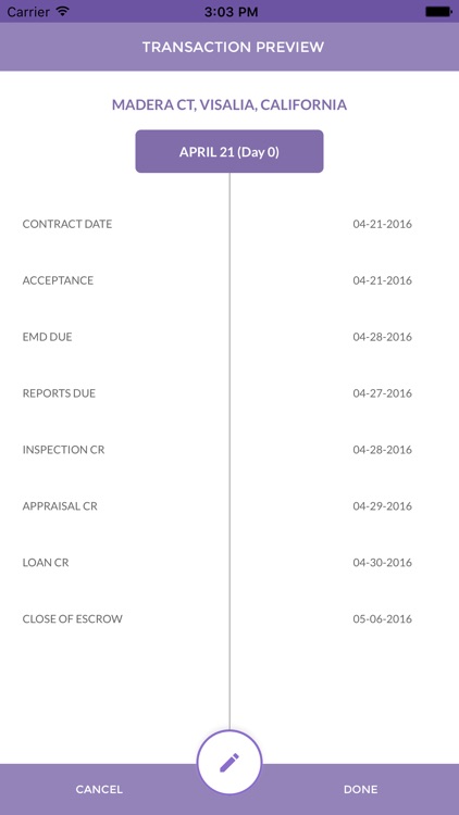Pending Transaction App