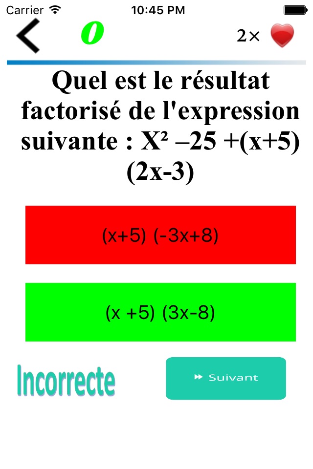 Fonction Publique QCM Mathématique screenshot 2
