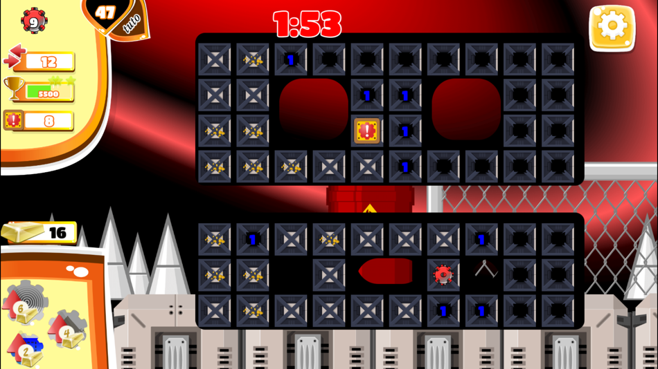 #2. Little Minesweeper guy (iOS) 由: Anne Murielle Larger