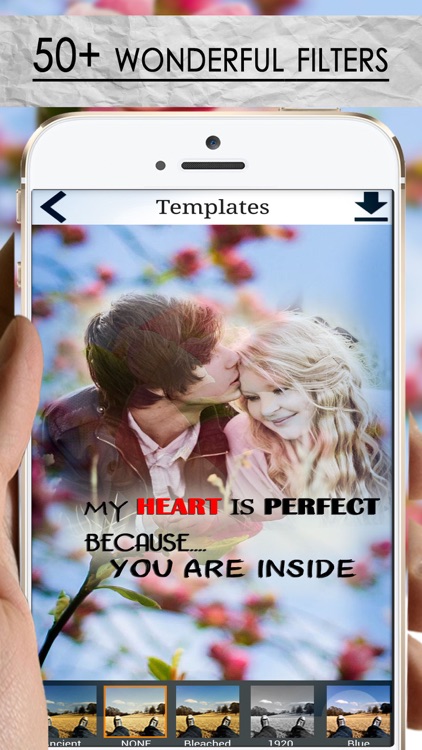 Typography - Text over image with creative font for quotes screenshot-3