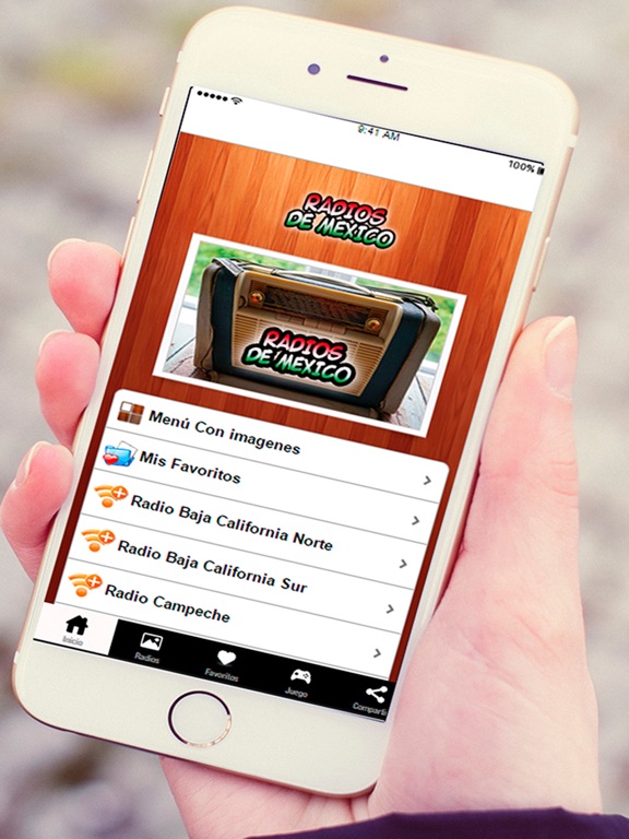 AA Radios de México en linea AM FM iPad screenshot 2 - Music app