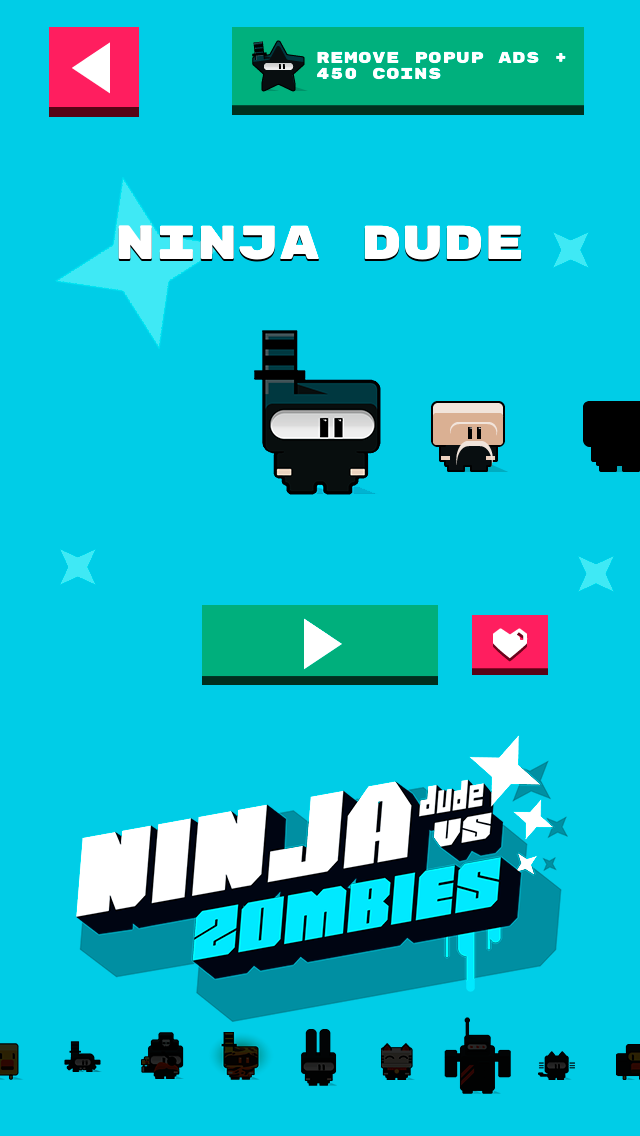 Ninja Dude vs Zombies - endless tap n slash zombie arcade game
