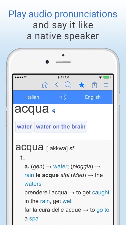 English-Italian Translation Dictionary by Farlex screenshot-4