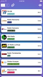 Radio -Radios Del Ecuador - Ecuador Radio screenshot #2 for iPhone