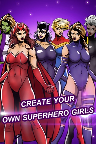 Create Female SuperHero Comics Woman SuperGirl DressUp screenshot 2