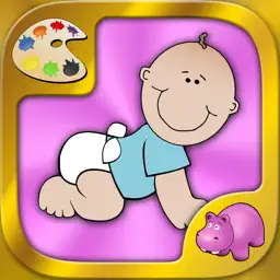 Younger Baby's Coloring Pages app icon
