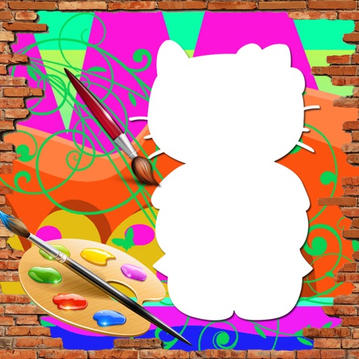 Coloring For Kids Games Hello Kitty Edition Icon